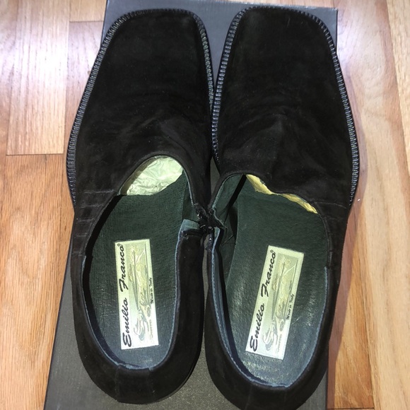 Mens Emilio Franco Suede Shoes - Picture 3 of 4